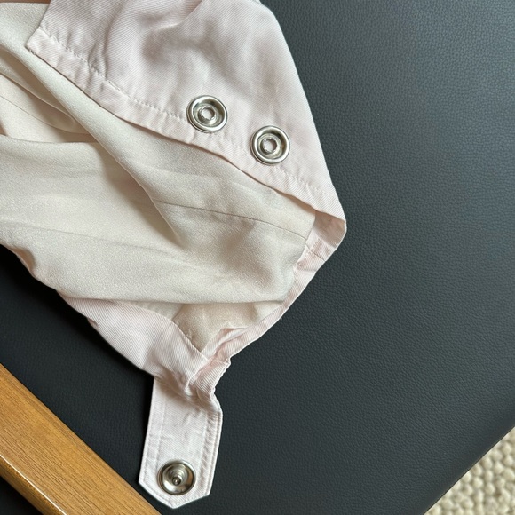 Jonathan Simkhai Light Pink Crepe Cargo Pants - Picture 9 of 12